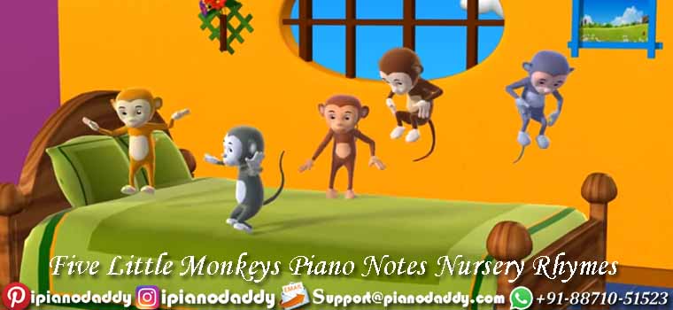 Five Little Monkeys Sargam Notes Nursery Rhymes