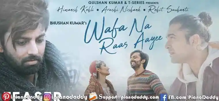 Wafa Na Raas Aayee Sargam Notes Jubin Nautiyal