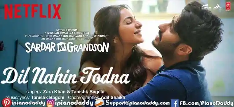 Dil Nahin Todna Sargam Notes Sardar Ka Grandson