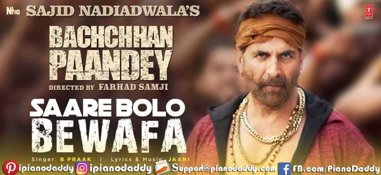 Saare Bolo Bewafa Sargam Notes Bachchan Pandey