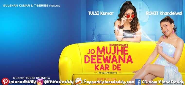 Jo Mujhe Deewana Kar De Sargam Notes Tulsi Kumar