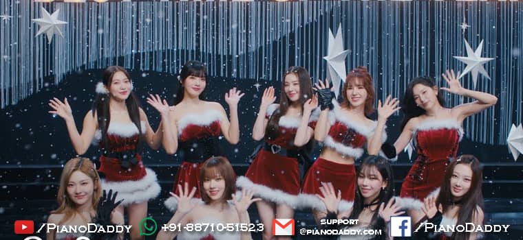 Beautiful Christmas Sargam Notes Red Velvet