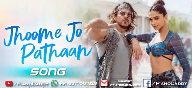 Jhoome Jo Pathaan Sargam Notes Pathaan