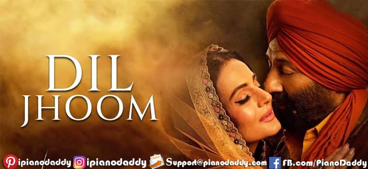 Dil Jhoom Sargam Notes Gadar 2