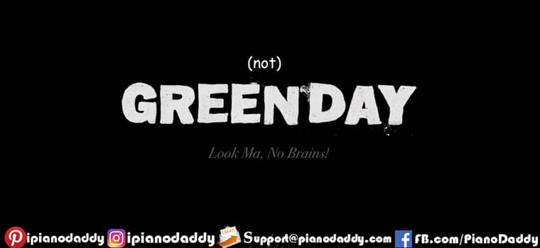 Look Ma, No Brains Sargam Notes Green Day