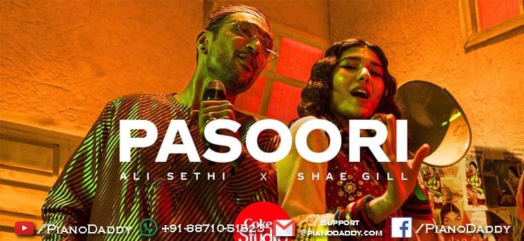Pasoori Sargam Notes Ali Sethi, Shae Gill