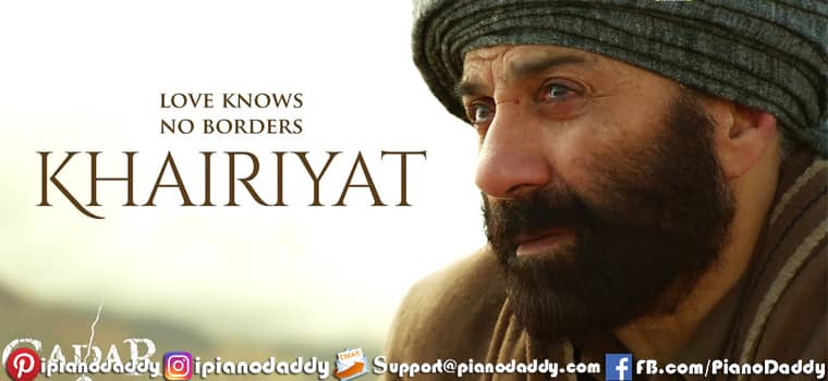 Khairiyat Sargam Notes Gadar 2