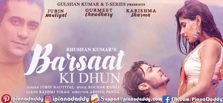 Barsaat Ki Dhun Sargam Notes Jubin Nautiyal