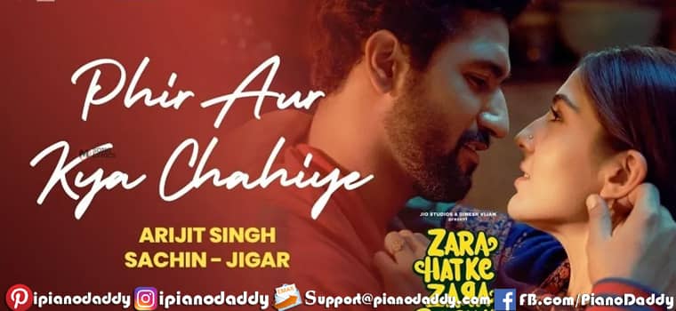 Phir Aur Kya Chahiye Sargam Notes Zara Hatke Zara Bachke