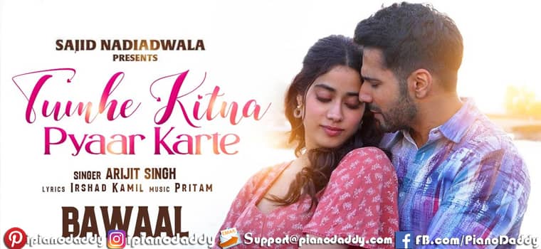 Tumhe Kitna Pyar Karte Sargam Notes Bawaal